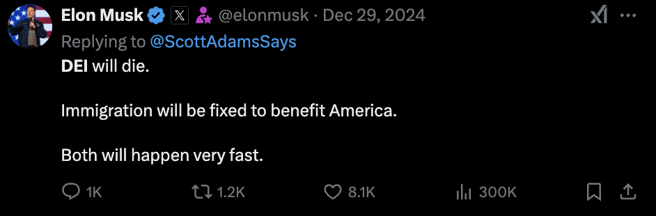 Elon Musk Tweet